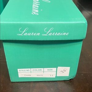 Lauren Lorraine White Sandals - Elegant Design